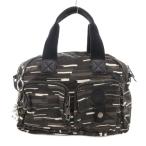 キプリング KIPLING ハンドバッグ 茶 ブラウン 総柄 フロントポケット ダブルハンドル /NL ■GY06 レディース