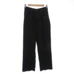 ジャーナルスタンダード JOURNAL STANDARD パンツ スラックス 34 ストレート 黒 ブラック /AE ■GY06 レディース