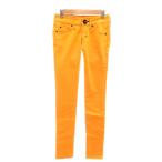 リー LEE 美品 Lady Lee Riders カラースキニーパンツ 23 黄 イエロー /YJ ■GY12 レディース