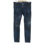 ディースクエアード DSQUARED2 Crotch Packo Jean ジーンズ デニムパンツ ダメージ加工 48 ブルー系 S74LB0021 /UO メンズ