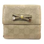 ¥°¥Ã¥Á GUCCI ºâÉÛ Æó¤ÄÀÞ¤ê W¥Û¥Ã¥¯ GGÊÁ ¥×¥ê¥ó¥·¡¼ 167465 ¥Ù¡¼¥¸¥å /YI44 ¥ì¥Ç¥£¡¼¥¹ ¡ÚÃæ¸Å¡Û¡Ú¥Ù¥¯¥È¥ë ¸ÅÃå¡Û