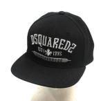 中古 ディースクエアード DSQUARED2 DEAN-DAN CATEN 6 キャップ 帽子 パネル 黒 ブラック ■SH /AK33 メンズ 【ベクトル 古着】