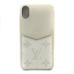  Louis Vuitton LOUIS VUITTON Taiga бампер X/XS iPhone кейс кожа белый белый M67681 #OH /AK16 женский [bektoru б/у одежда ]