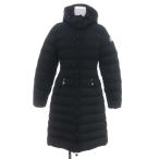 ショッピングmoncler モンクレール MONCLER MOKACINE モカシン ダウンコート アウター ロング フード 付き ジップアップ 00 黒 ブラック /ES レディース