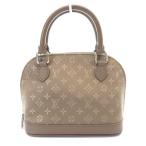 ショッピングルイヴィトン ルイヴィトン LOUIS VUITTON モノグラム リトルアルマ サテン ミニバッグ ハンドバッグ 茶色 ブラウン M92147 /YO16 ■OH レディース