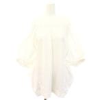 ショッピングパフスリーブ スリーワンフィリップリム 3.1 Phillip Lim パフスリーブブラウス シャツ 半袖 プルオーバー コットン XS 白 ホワイト