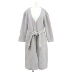  Jill bai Jill Stuart JILL by JILLSTUART no color длинное пальто внешний V шея M лиловый серый /DO #OS женский 