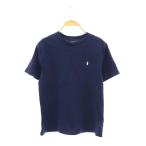 ポロ ラルフローレン POLO RALPH LAUREN ポロ刺繍Tシャツ カットソー 半袖 M 10-12 紺 ネイビー /HK ■OS キッズ