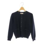 eni.s.senisisanySiS 24SS ансамбль ламе обрезка вязаная двойка кардиган трикотажный джемпер с длинным рукавом короткий рукав 0 темно-синий темно-синий 