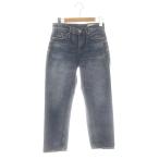  верхний высота upper hights THE HERS Denim брюки конический повреждение обработка 22 синий голубой 188307 /HK #OS женский 