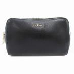  Furla FURLA сумка застежка-молния открытие и закрытие кожа Logo чёрный черный /JS женский 