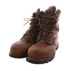 レッドウイング Red Wing 1201RW WATERPROFF ロガーブーツ レザー 26.5cm 茶 ブラウン /AK26 ■AD メンズ