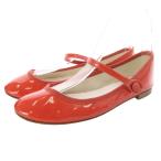  Repetto Repetto эмаль балетки ремешок 36 22.7cm. цвет красный /SR26 женский 