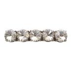 ミュウミュウ miumiu Crystal Embellished Hair Slide バレッタ ビジュー シルバー色 /YO21 ■OH レディース