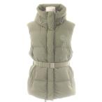カナダグース CANADA GOOSE Rayla Vest レイラ ベスト ダウン アウター フード付き フルジップ XS カーキ 緑 グリーン
