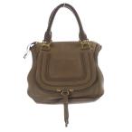 クロエ CHLOE マーシー レザー ハンドバッグ トートバッグ 茶色 ブラウン /SR32 ■OH レディース
