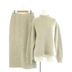 ショッピングスパンコール ジャスグリッティー 24AW セットアップ ラメスパンコールニットアップ セーター ロングスカート タイト 2 グレー /KO ■OS レディース