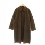 ババグーリ Babaghuri コットン ステンカラー ロングコート スプリングコート S ブラウン /DF ■OS メンズ