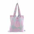 マリメッコ marimekko Puketti プケッティファブリックバッグ トートバッグ 花柄 ピンク グレー 72594 /AS ■OS ■SH レディース