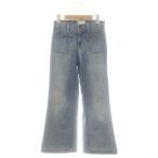  current Eliot CURRENT ELLIOTT обработка flair Denim брюки джинсы молния fly 23 индиго голубой /DO #OS женский 