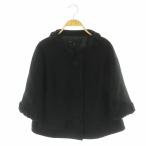 マークバイマークジェイコブス MARC by MARC JACOBS ウールスナップボタンジャケット 五分袖 6 ブラック /ES ■OS レディース