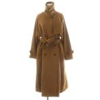 スローブ イエナ SLOBE IENA  23AW カシミヤ混ウールトレンチコート ベルト付き 36 キャメル /MI ■OS レディース