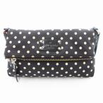 ケイトスペード KATE SPADE ショルダーバッグ ナイロン ドット柄 黒 ブラック 白 ホワイト WKRU2292 /UD レディース