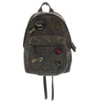 マークジェイコブス MARC JACOBS バックパック リュックサック ワッペン装飾 グレー M0010670 001 /SR18 ■SH レディース