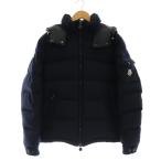 モンクレール MONCLER MONTGENEVRE モンジュネーブル ダウンジャケット フード 2 S 紺 ネイビー /AQ ■OS メンズ