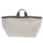 エルベシャプリエ Herve Chapelier 713GP リュクス舟型トートXL ハンドバッグ コーテッドキャンバス ホワイト グレー /YO4 レディース