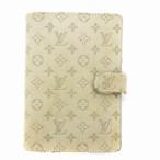  Louis Vuitton LOUIS VUITTON монограмма Mini Agenda PM обложка для записной книжки парусина Logo бежевый R20911 /JS женский 