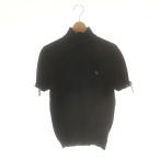 バーバリー ロンドン BURBERRY LONDON カシミヤ タートルネック ニット セーター 半袖 160 ブラック /DF ■OS キッズ