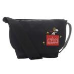 マンハッタンポーテージ Manhattan Portage PEANUTS ピーナッツ スヌーピー メッセンジャーバッグ ショルダーバッグ 黒 ブラック MP1605JRS
