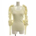 ビビィ Bibiy. FLORENTINA FRILL KNIT ニット セーター フリル F オフホワイト /MI ■OS レディース