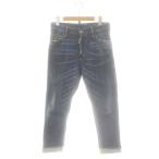 ディースクエアード DSQUARED2 加工デニムスキニーパンツ ジーンズ 44 紺 /MI ■OS ■AD メンズ