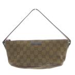 グッチ GUCCI アクセサリーポーチ ハンドバッグ ワンハンドル GGキャンバス ブラウン 07198 /YO15 ■OH レディース
