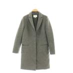 B&amp;Y United Arrows BEAUTY&amp;YOUTH красота &amp; Youth шерсть Пальто Честерфилд длинный S серый /HK #OS женский 