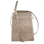 カービングトライブス グレースコンチネンタル CARVING TRIBES ポシェットショルダーバッグ レザー グレージュ /SR21 ■SH レディース