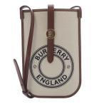 バーバリー BURBERRY ショルダーバッグ ワンショルダー 斜め掛け スマホショルダーバッグ スマートフォンケース キャンバス ホワイト