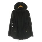タトラス TATRAS CRIDOLA ナイロンモッズコート ジップアップ フード 02 ブラック LTBM23S4533-L /MY ■OS レディース