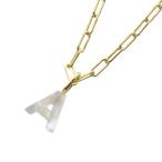 マリアブラック MARIA BLACK Lucid Necklace 925 パール イニシャル Aモチーフ ネックレス ペンダント ゴールド色 /YO3 レディース
