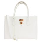 サマンサタバサプチチョイス Samantha Thavasa Petit Choice ハンドバッグ ショルダー 2WAY レザー 白 ホワイト /AE レディース