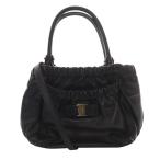 サルヴァトーレフェラガモ Salvatore Ferragamo ヴァラ レザー 2WAYバッグ ハンドバッグ ショルダーバッグ 黒 ブラック /SR25 レディース