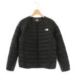 ザノースフェイス THE NORTH FACE Thunder Roundneck Jacket ジャケット ダウン ノーカラー M ブラック NYW82213 /HK ■OS レディース