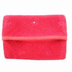 ショッピングフェイラー ラブラリーバイフェイラー LOVERARY BY FEILER プリティカラー リボン刺繍 ティッシュケース ビジュー 赤 レッド /GV レディース