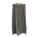 ショッピングzara ザラ ZARA スウェット ワイドパンツ イージー L グレー/HK ■OS レディース