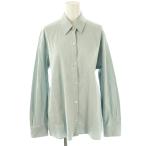 ミューズ ドゥーズィエム クラス MUSE de Deuxieme Classe 25SS STRETCH TWILL CACHE シャツ リネン F ライトブルー ■OS レディース