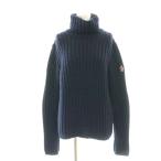 モンクレール MONCLER グルノーブル GRENOBLE maglione tricot ciclista タートルネックニット セーター 長袖 S ネイビー /HK ■OS レディ