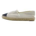  Chanel CHANEL здесь Mark эспадрильи парусина 39.-ju чёрный черный G29762 /SR35 женский 