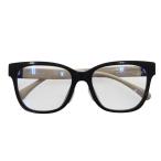 シャネル CHANEL Square Blue Light Glasses ブルーライト 眼鏡 メガネ 52□17 140 黒 ブラック べージュ C534/SB /SR28 ■OH レディース